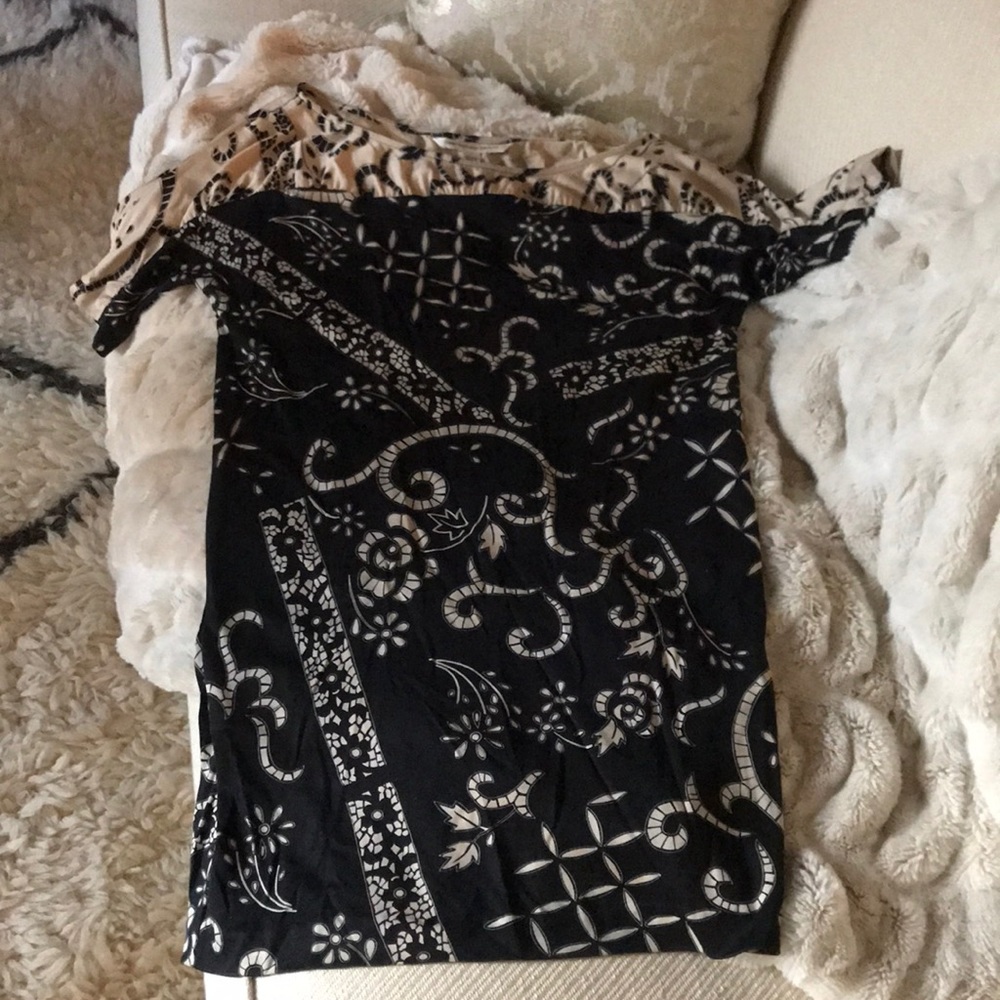 DVF classic silk dress